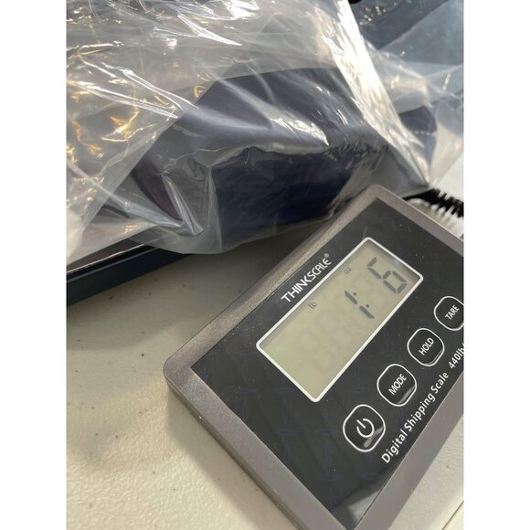 TWRHLL by Christie Brinkley Knit Blazer Jacket Size Medium Navy Career Business - Picture 7 of 7